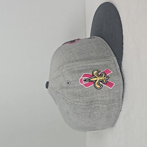 New Era |Men's NFL 59Fifty New Orleans Saints Horizon of Hope Baseball Cap 7 1/8 - Picture 3 of 14